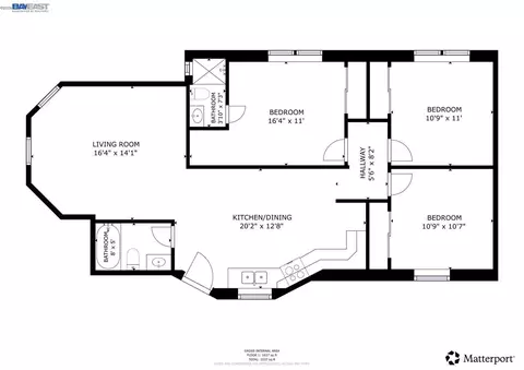 Floorplan - 1328 E 25th St, Oakland, CA 94606 photo 2 of 2