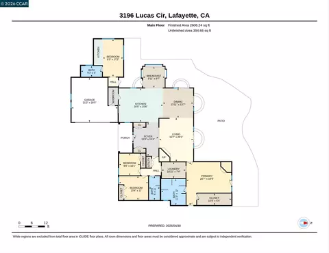 Floorplan - 3196 Lucas Cir, Lafayette, CA 94549 photo 1 of 1