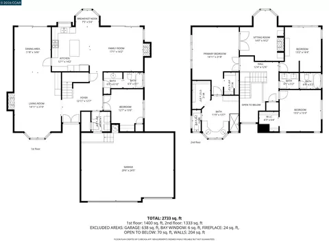 Floorplan - 143 Mount Kennedy Dr, Martinez, CA 94553 photo 1 of 1