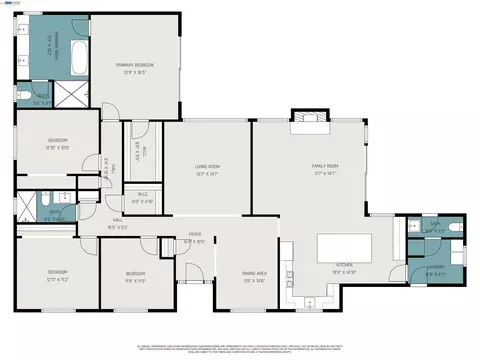 Floorplan - 131 Brookside Pl, Danville, CA 94526 photo 1 of 1