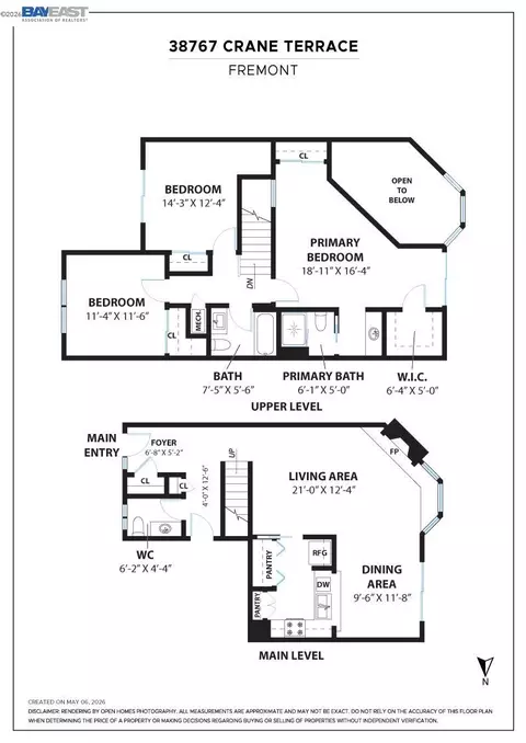 Floorplan - 38767 Crane Ter, Fremont, CA 94536 photo 1 of 1