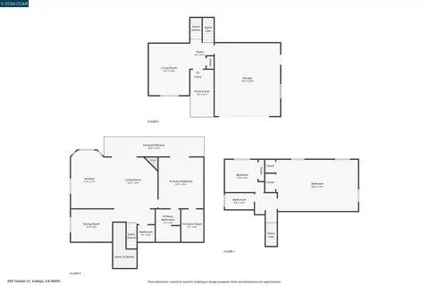 Floorplan - 265 Toledo Ct, Vallejo, CA 94591 photo 2 of 4