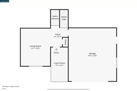 Floorplan - 265 Toledo Ct, Vallejo, CA 94591 photo 3 of 4
