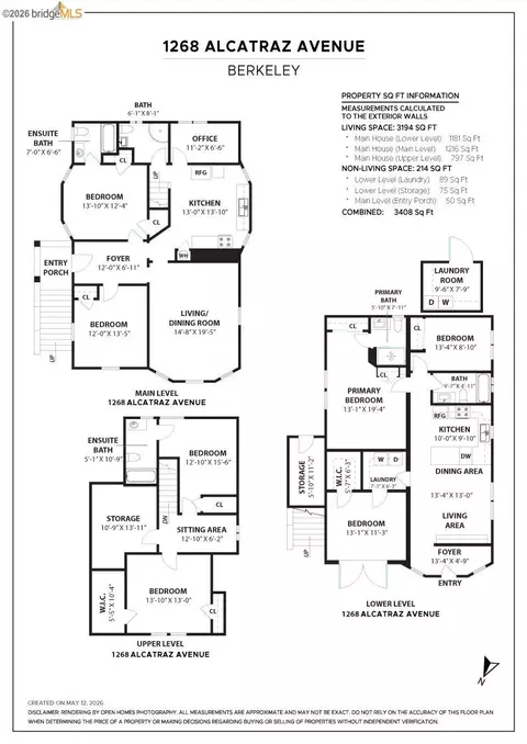 Floorplan - 1268 Alcatraz Ave, Berkeley, CA 94702 photo 1 of 2