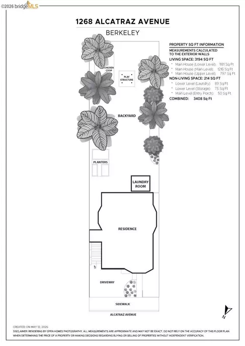 Floorplan - 1268 Alcatraz Ave, Berkeley, CA 94702 photo 2 of 2