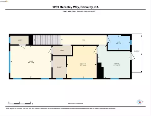 Floorplan - 1239 Berkeley Way, Berkeley, CA 94702 photo 5 of 6