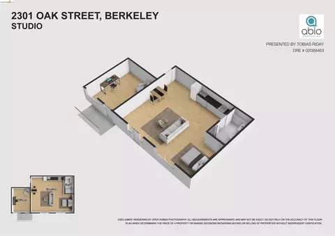 Floorplan - 2301 Oak St, Berkeley, CA 94708 photo 2 of 2