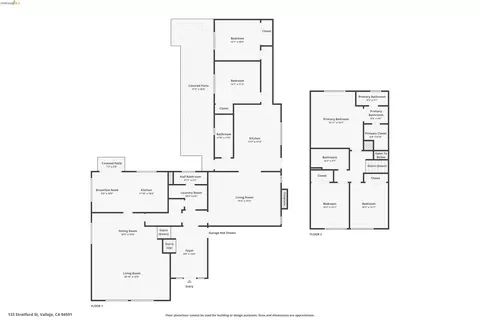 Floorplan - 133 Stratford St, Vallejo, CA 94591 photo 1 of 2