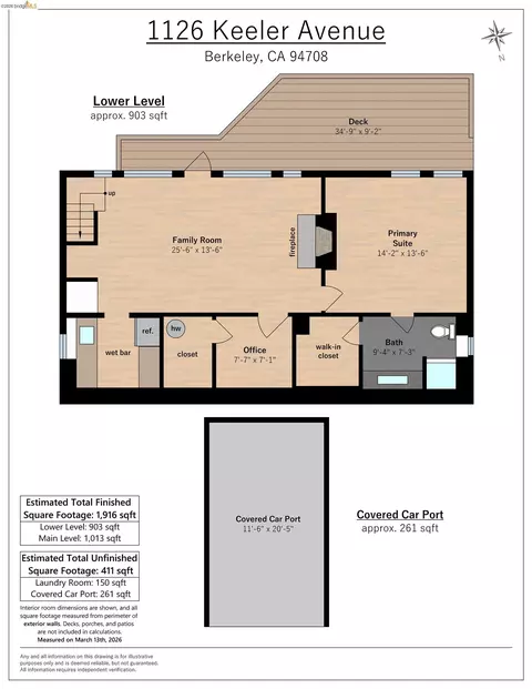 Floorplan - 1126 Keeler Ave, Berkeley, CA 94708 photo 2 of 3
