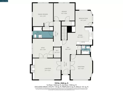 Floorplan - 2105 Mcgee Ave, Berkeley, CA 94703 photo 1 of 2