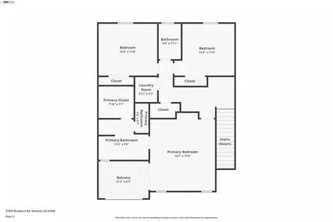 Floorplan - 37630 Breakers Rd, Newark, CA 94560 photo 3 of 3
