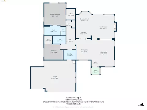 Floorplan - 362 Ruby Ter, Brentwood, CA 94513 photo 1 of 2