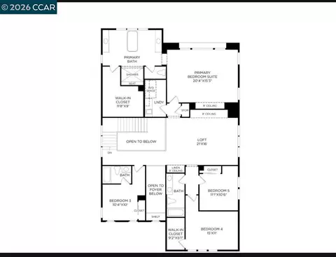 Floorplan - 27151 Backdrop Ln, Valencia Santa Clarita, CA 91381 photo 2 of 2