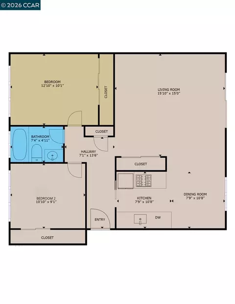 Floorplan - 2180 Geary Rd #20, Pleasant Hill, CA 94523 photo 1 of 1