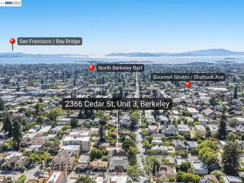 View/Area - 2366 Cedar St #3, Berkeley, CA 94708 photo 2 of 13