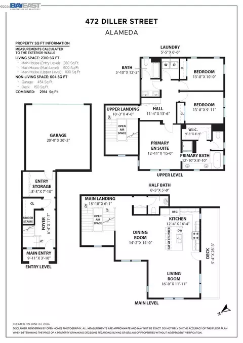 Floorplan - 472 Diller St, Alameda, CA 94501 photo 1 of 1