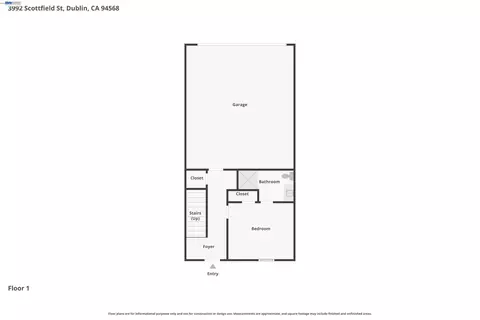 Floorplan - 3992 Scottfield St, Dublin, CA 94568 photo 4 of 8