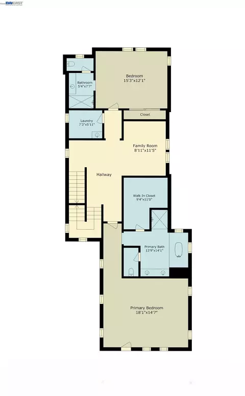 Floorplan - 416 Dewitt Ln, Alameda, CA 94501 photo 2 of 4