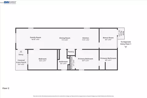 Floorplan - 111 Garretson Ave, Rodeo, CA 94572 photo 3 of 3