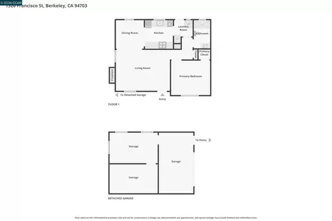 Floorplan - 1520-1522 Francisco St, Berkeley, CA 94703 photo 1 of 1