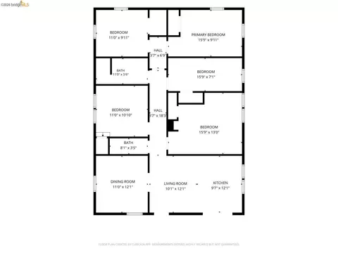 Floorplan - 1643 Oxford St, Berkeley, CA 94709 photo 2 of 2