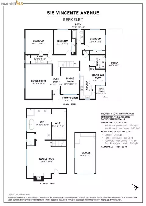 Floorplan - 515 Vincente Ave, Berkeley, CA 94707 photo 1 of 1