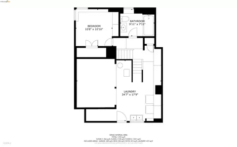Floorplan - 371 Rugby Ave, Berkeley, CA 94708 photo 2 of 3