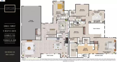 Floorplan - 4634 Mckenzie Ave, Tracy, CA 95377 photo 1 of 1