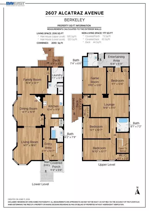 Floorplan - 2607 Alcatraz Ave, Berkeley, CA 94705 photo 1 of 1