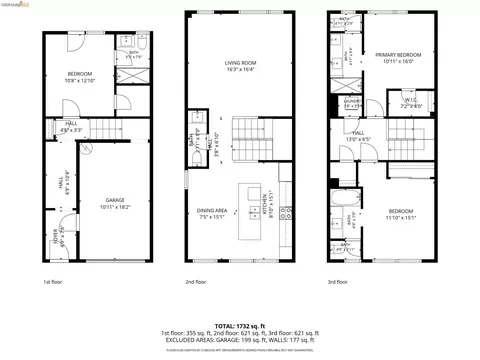Floorplan - 1355 Pullman Way, Oakland, CA 94607 photo 1 of 4