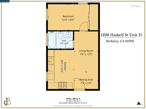 Floorplan - 1238 Haskell St, Berkeley, CA 94702 photo 4 of 4