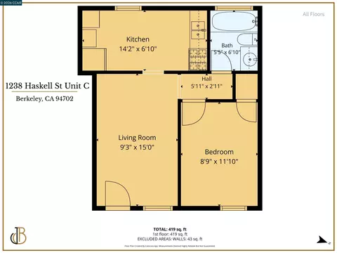 Floorplan - 1238 Haskell St, Berkeley, CA 94702 photo 3 of 4