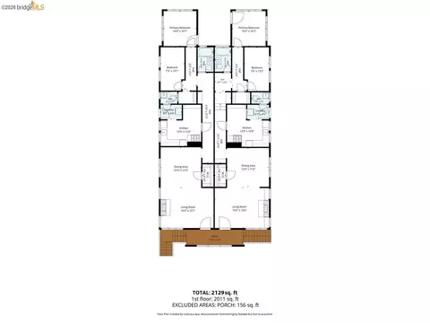 Floorplan - 2403 Cedar St, Berkeley, CA 94708 photo 1 of 1