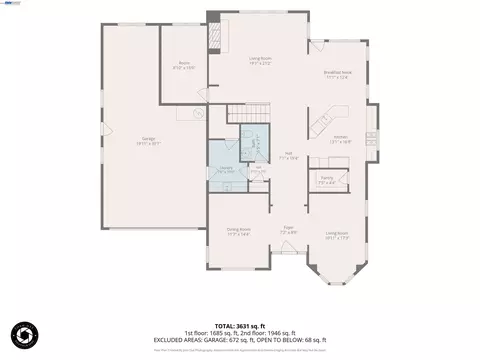 Floorplan - 1461 Biarritz St, Tracy, CA 95304 photo 1 of 3