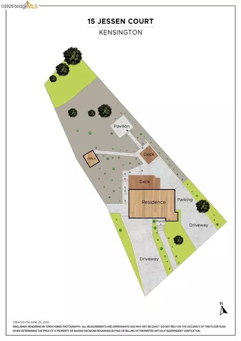 Floorplan - 15 Jessen Ct, Kensington, CA 94707 photo 2 of 2