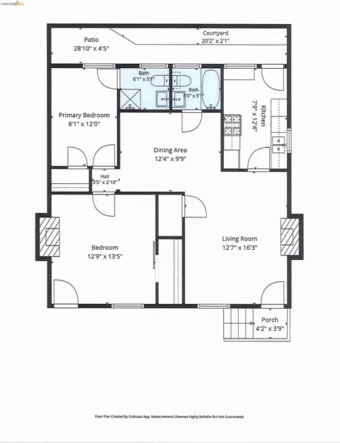 Floorplan - 2444 Virginia #B, Berkeley, CA 94709 photo 1 of 4
