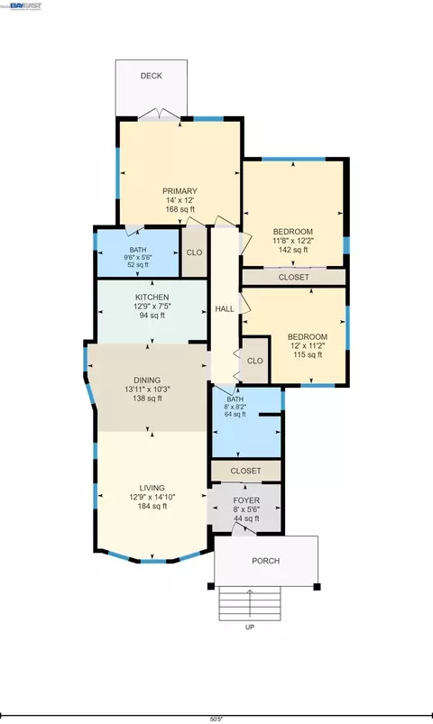 Floorplan - 1841 Vine St, Berkeley, CA 94703 photo 1 of 2