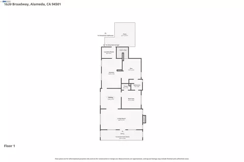 Floorplan - 1639 Broadway, Alameda, CA 94501 photo 1 of 4
