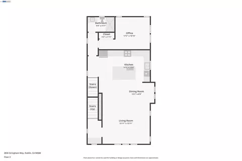 Floorplan - 2836 Stringham Way, Dublin, CA 94568 photo 2 of 4