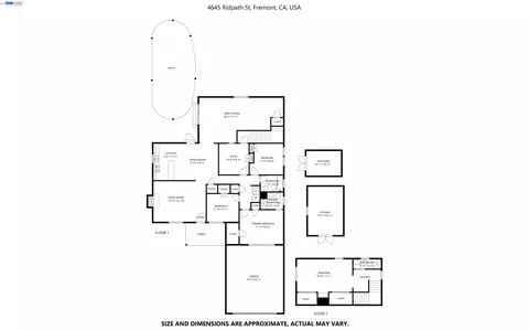 Floorplan - 4645 Ridpath St, Fremont, CA 94538 photo 1 of 1