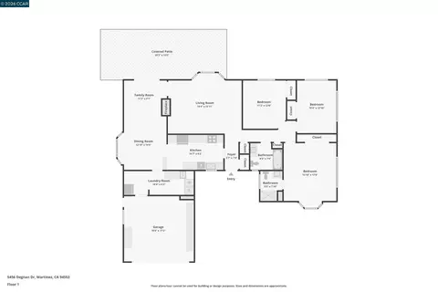 Floorplan - 5456 Degnan Dr, Martinez, CA 94553 photo 1 of 1
