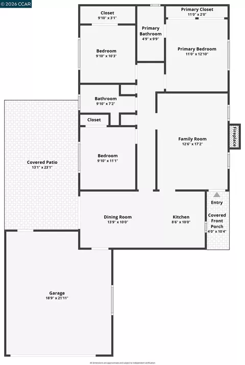 Floorplan - 4352 Cheltenham Ct, Concord, CA 94521 photo 1 of 1