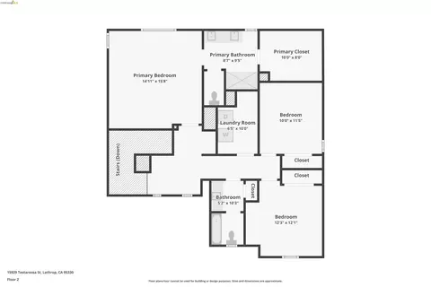 Floorplan - 15929 Testarossa St, Lathrop, CA 95330 photo 2 of 2