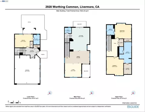 Floorplan - 2928 Worthing Cmn, Livermore, CA 94550 photo 1 of 4
