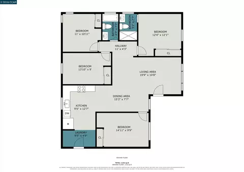 Floorplan - 1023 Caldwell Ave, Vallejo, CA 94591 photo 1 of 1