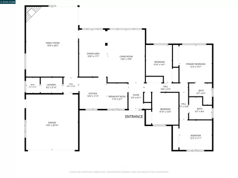 Floorplan - 61 Sullivan Dr, Moraga, CA 94556 photo 1 of 1