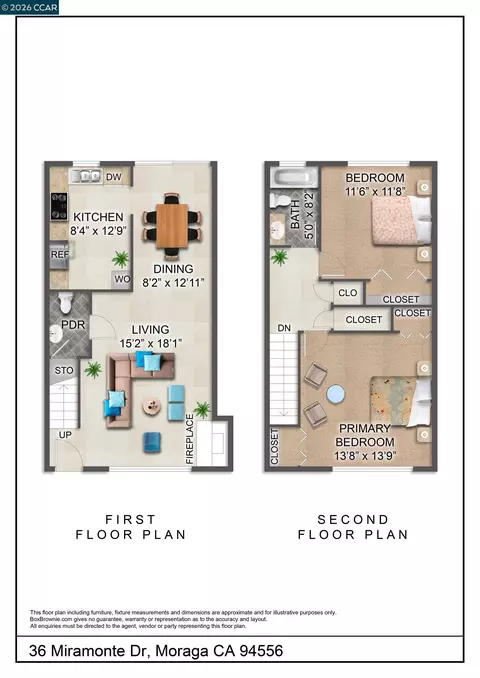 Floorplan - 36 Miramonte Dr, Moraga, CA 94556 photo 1 of 1