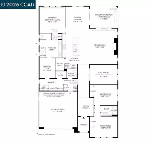 Floorplan - 3368 Echo Way, Tracy, CA 95377 photo 1 of 1