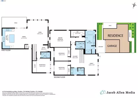 Floorplan - 4176 Healdsburg Way, Dublin, CA 94568 photo 1 of 1