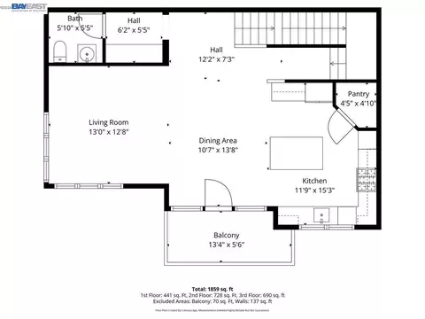 Floorplan - 3895 Camino Loop, Dublin, CA 94568 photo 2 of 3